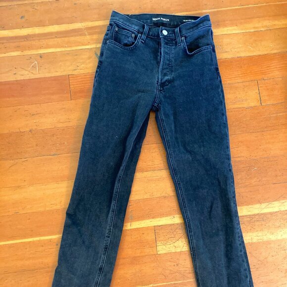 Denim Forum The Arlo High Rise Straight 25 High-waisted straight jeans - Picture 2 of 5